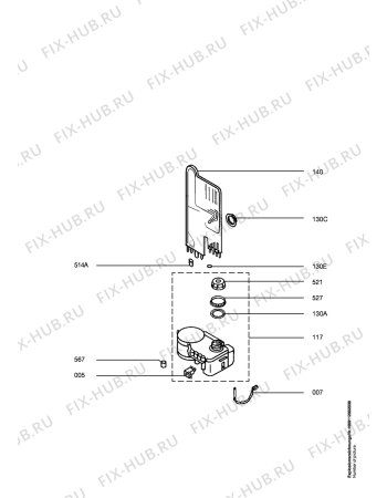 Взрыв-схема посудомоечной машины Juno JSV5460 - Схема узла Water softener 066